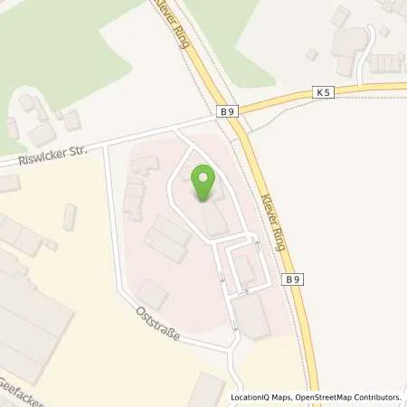 Standortübersicht der Tankstelle Argos Tankstelle, Riswicker Straße, Kleve in 47533 Kleve