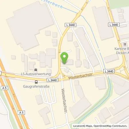 Standortübersicht der Tankstelle Calpam Tankstelle in 60489 Roedelheim