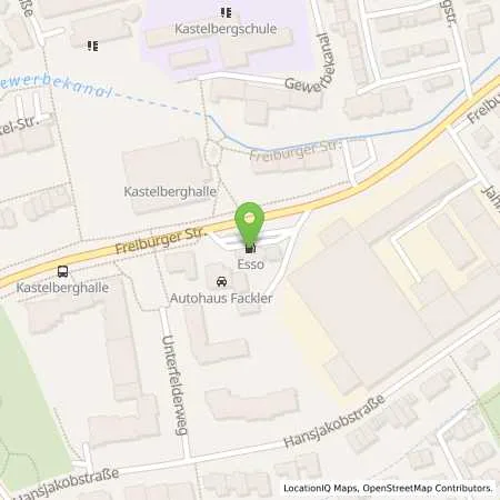 Standortübersicht der Tankstelle Esso Tankstelle in 79183 WALDKIRCH