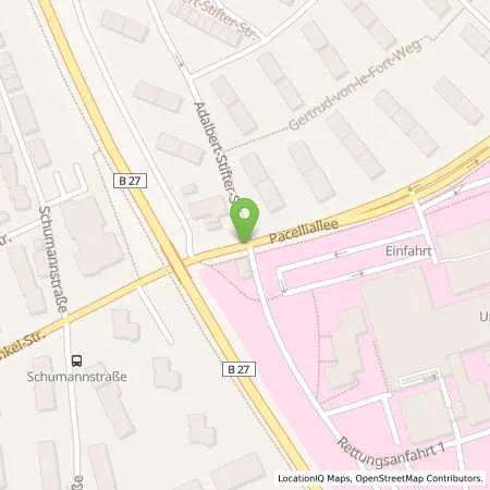 Standortübersicht der Tankstelle FULDA - PACELLI-ALLEE 1 A in 36043 Fulda