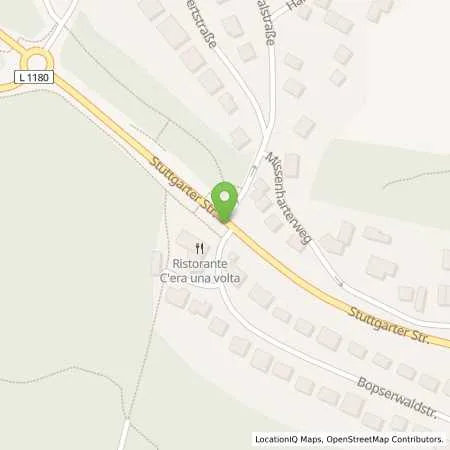 Standortübersicht der Tankstelle ENI in 70839 Gerlingen