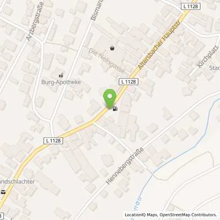 Standortübersicht der Tankstelle OIL! Tankstelle Steinbach-Hallenberg in 98587 Steinbach-Hallenberg