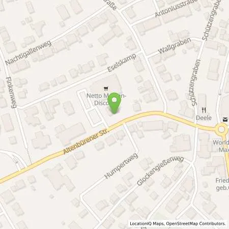 Standortübersicht der Tankstelle Kaiser Mineraloel und Tankstellen GmbH in 59929 Brilon