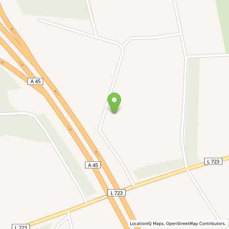 Standortübersicht der Benzin-Super-Diesel Tankstelle: TotalEnergies Autohof Wilnsdorf in 57234, Wilnsdorf
