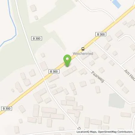 Standortübersicht der Tankstelle Hohenwart Pörnbacher Straße 2 in 86558 Hohenwart