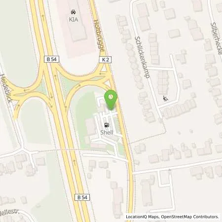 Standortübersicht der Tankstelle Shell Dortmund Wellinghofen Holtbrügge 25 in 44265 Dortmund Wellinghofen