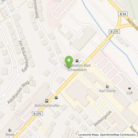 Standortübersicht der Tankstelle Calpam Tankstelle in 65307 Bad Schwalbach