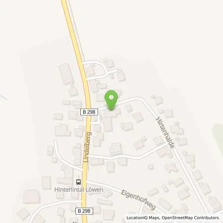 Standortübersicht der Tankstelle Ronald Frank bft-Tankstelle in 73565 Spraitbach