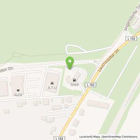 Standortübersicht der Benzin-Super-Diesel Tankstelle: Shell Teutschenthal An der Lauchstaedter Str. 1 in 06179, Teutschenthal