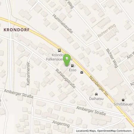 Standortübersicht der Tankstelle Esso Tankstelle in 92421 SCHWANDORF