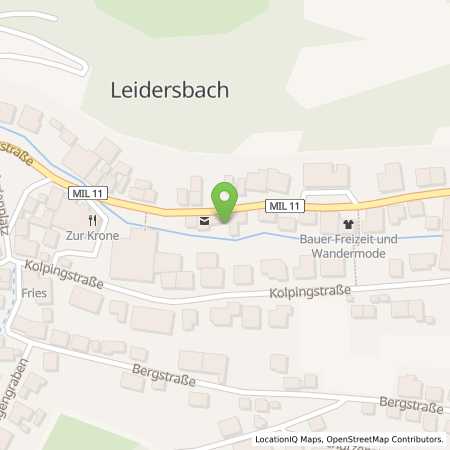 Standortübersicht der Benzin-Super-Diesel Tankstelle: AVIA Tankstelle in 63849, Leidersbach