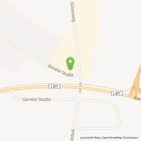 Standortübersicht der Tankstelle RWG Bissel-Halenhorst eG in 26197 Grossenkneten / (Bissel)