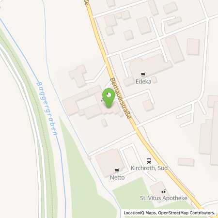 Standortübersicht der Benzin-Super-Diesel Tankstelle: Aral Tankstelle in 94356, Kirchroth
