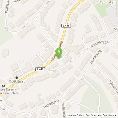 Standortübersicht der Tankstelle TotalEnergies Essen in 45134 Essen