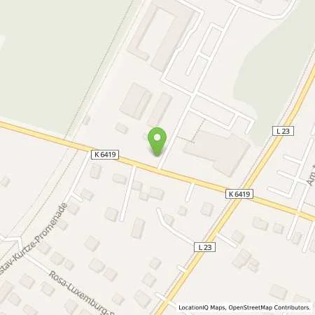 Standortübersicht der Tankstelle JET STRAUSBERG ERNST-THAELMANN-STRASSE 71 in 15344 STRAUSBERG