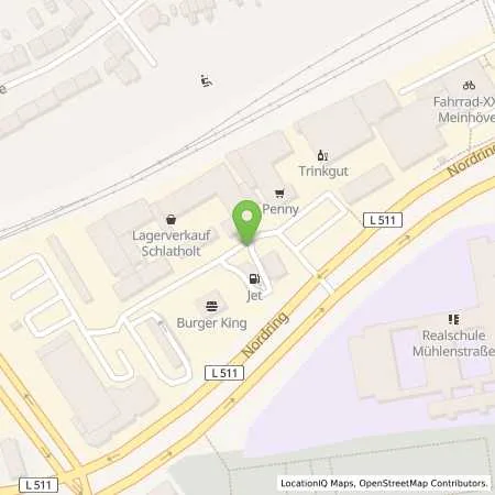 Standortübersicht der Tankstelle JET GELSENKIRCHEN URBAN-VON-VORST-WEG 1 in 45894 GELSENKIRCHEN