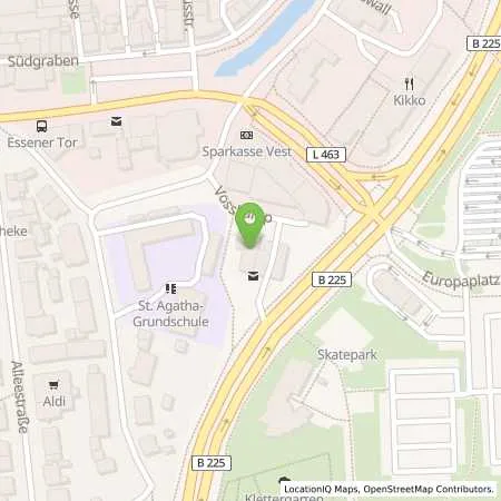 Standortübersicht der Tankstelle Esso Tankstelle in 46282 DORSTEN