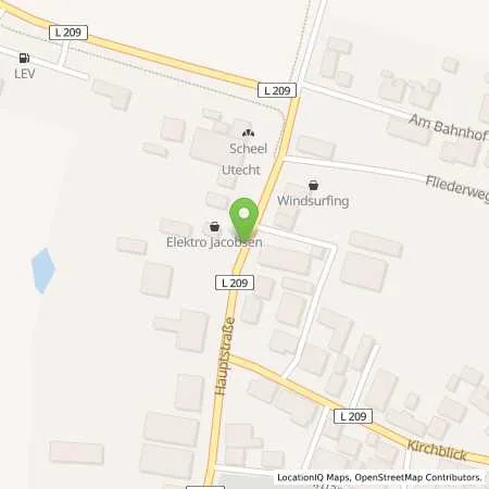 Standortübersicht der Tankstelle Landwirtschaftlicher Ein- und Verkauf Ostholstein eG in 23769 Fehmarn