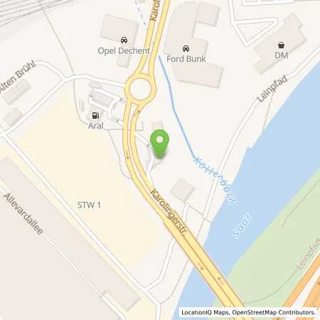 Standortübersicht der Tankstelle Shell Voelklingen Karolinger Str. 7 in 66333 Voelklingen