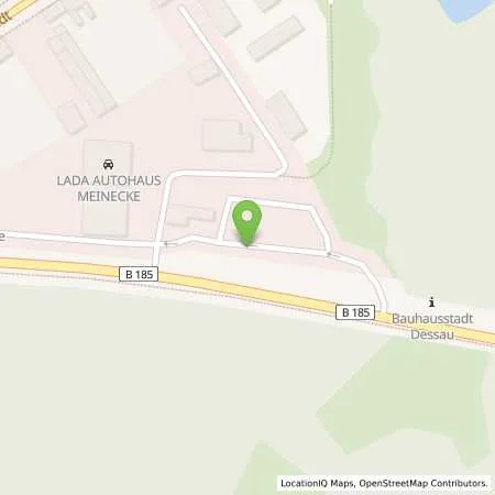 Standortübersicht der Tankstelle Shell Dessau-Rosslau Oranienbaumer Chaussee 3 in 06844 Dessau-Rosslau