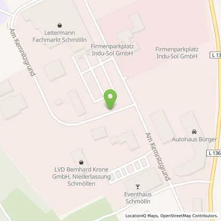 Standortübersicht der Tankstelle Shell Schmoelln Am Kemnitzgrund 1 in 04626 Schmoelln