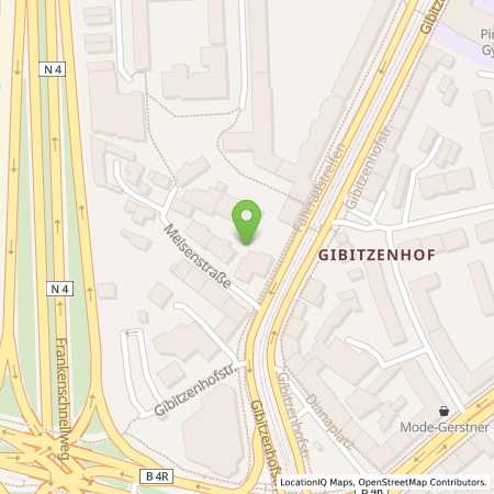 Standortübersicht der Benzin-Super-Diesel Tankstelle: NUERNBERG - GIBITZENHOFSTR. 172 in 90443, Nuernberg