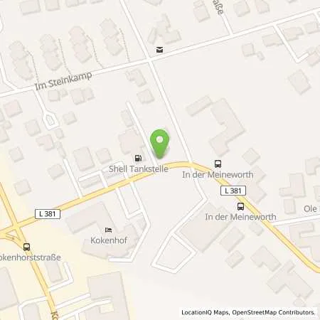 Standortübersicht der Tankstelle Shell Burgwedel Isernhaegener Str. 4 in 30938 Burgwedel