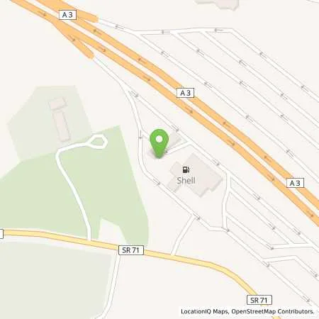 Standortübersicht der Tankstelle BAYERISCHER WALD SÜD - A3 in 94336 Hunderdorf