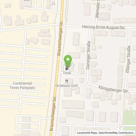 Standortübersicht der Tankstelle TotalEnergies Gifhorn in 38518 Gifhorn