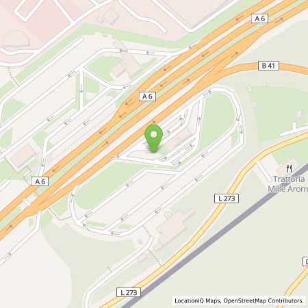 Standortübersicht der Benzin-Super-Diesel Tankstelle: TOTAL SAARBRUECKEN in 66117, SAARBRUECKEN