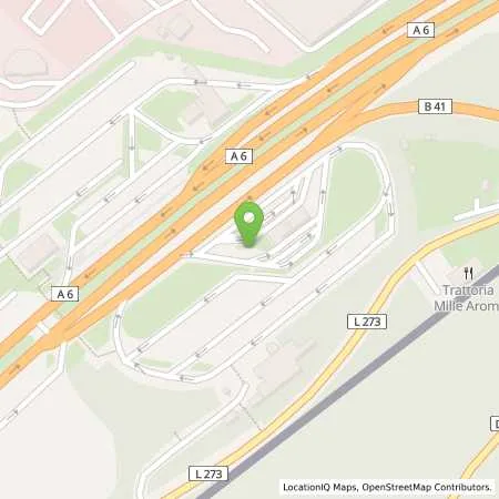 Standortübersicht der Tankstelle TOTAL SAARBRUECKEN in 66117 SAARBRUECKEN