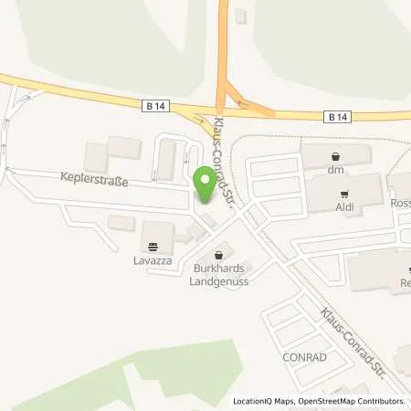 Standortübersicht der Tankstelle Shell Wernberg Keplerstr. 1 in 92533 Wernberg