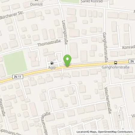 Standortübersicht der Tankstelle INGOLSTADT - REGENSBURGER STR. in 85055 Ingolstadt