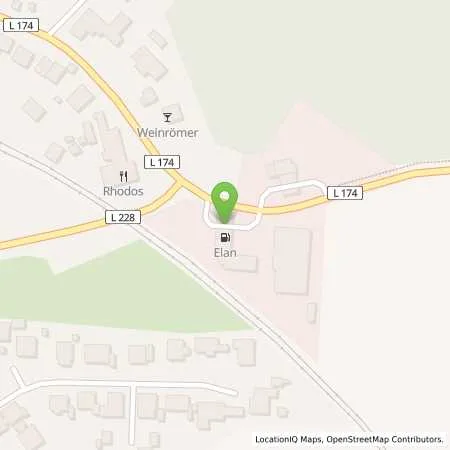 Standortübersicht der Tankstelle Elan Bad Malente in 23714 Bad Malente