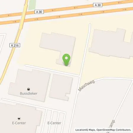 Standortübersicht der Tankstelle SH-Melle in 49324 Melle