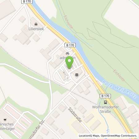 Standortübersicht der Benzin-Super-Diesel Tankstelle: Aral Tankstelle in 01744, Dippoldiswalde