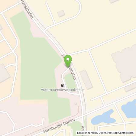 Standortübersicht der Benzin-Super-Diesel Tankstelle: M1 Magdeburg Hafen in 39126, Magdeburg