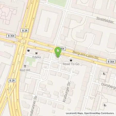 Standortübersicht der Tankstelle Aral Tankstelle in 81673 München