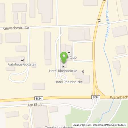 Standortübersicht der Benzin-Super-Diesel Tankstelle: MOWAG / Tankpool24 in 79618, Rheinfelden-Herten