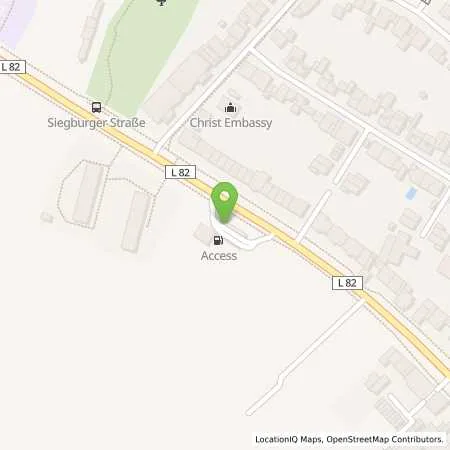 Standortübersicht der Tankstelle Access Koeln in 51105 Koeln