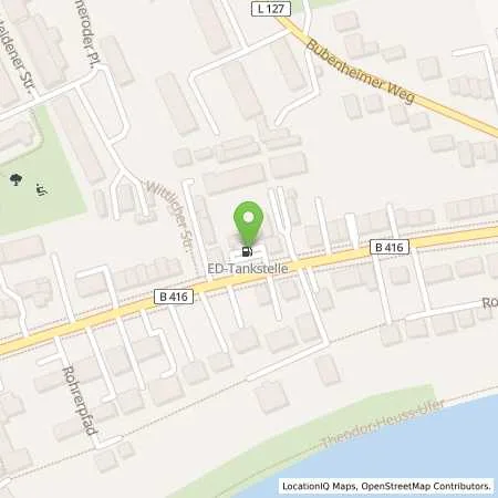 Standortübersicht der Tankstelle Jürgen Deußner in 56072 Koblenz (Metternich)