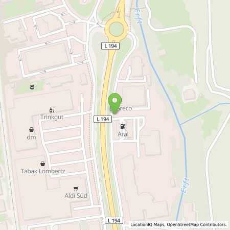 Standortübersicht der Benzin-Super-Diesel Tankstelle: Aral Tankstelle in 53902, Bad Münstereifel