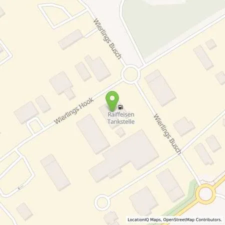 Standortübersicht der Tankstelle Raiffeisen Steverland eG in 48249 Dülmen