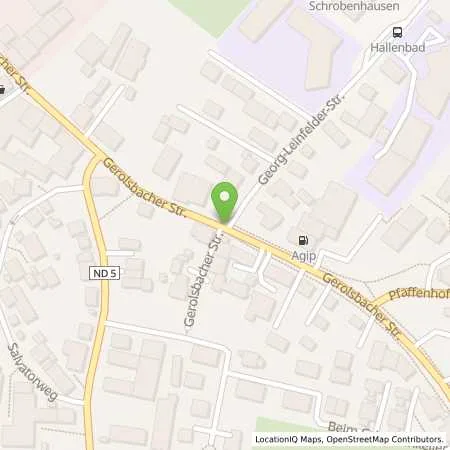 Standortübersicht der Tankstelle SCHROBENHAUSEN - GEROLSBACHER STR. in 86529 Schrobenhausen