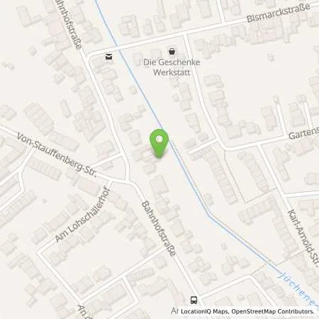 Standortübersicht der Tankstelle Shell Korschenbroich Bahnhofstr. 38 in 41352 Korschenbroich