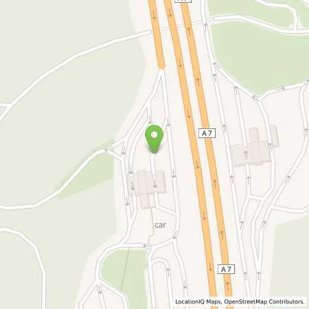 Standortübersicht der Tankstelle Rhön West in 97795 Schondra