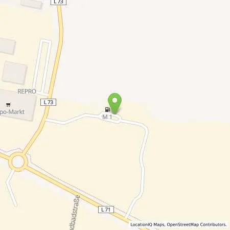 Standortübersicht der Tankstelle M1 Staßfurt in 39418 Staßfurt