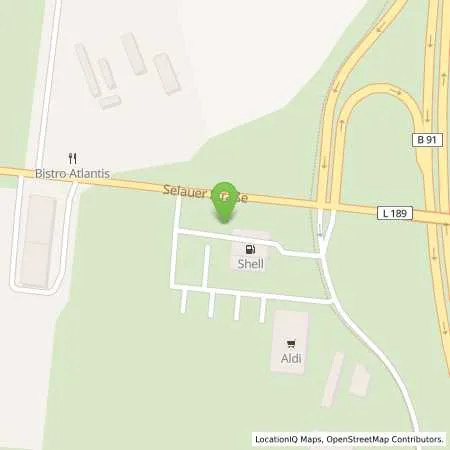 Standortübersicht der Tankstelle Shell Weissenfels Selauer Straße 91 in 06667 Weissenfels