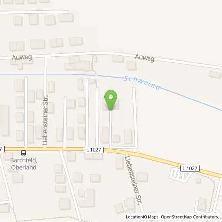 Standortübersicht der Tankstelle Assmus Jutta in 36456 Barchfeld