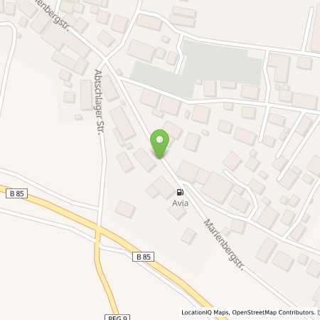 Standortübersicht der Benzin-Super-Diesel Tankstelle: AVIA Tankstelle in 94261, Kirchdorf i. Wald
